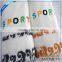 Wholesale soft letter jacquard 100% cotton face towel