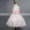 2017 new hot sell birthday party princess pettiskirt, printing dress