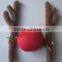 Reindeer Antlers and Red Nose Christmas Car Decoration Accessary