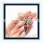 High quality rose quartz & zodiac charm keychain Yiwu wholesale