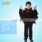 Black hooded long robe style child vampires costume for party time