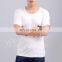 Men Bamboo Round Neck Summer Basic Breathable T-shirt