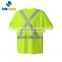 OEM service unisex reflective fluorescent safety t-shirt