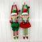 Newest 2018 Christmas Hanging Elf Plush Toy Wholesale Custom Pretty 12'' Stuffed Soft Plush Christmas Elf Doll