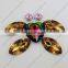 Point back horse eyes crystal stone for dress from zhejiang