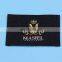 low quantity double faced adhesive tape woven labels for clothing