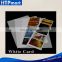 NEW ARRIVAL Double side 86*54mm Inkjet pvc card sheet for id sim vip card