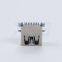 Fish fork foot square without curling female Straight edge SMT USB 3.0 connector