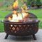 Big corten steel wood burning fire pit / fire bowl