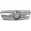 Серебряная решетка, передняя решетка, решетка радиатора 97 - 02 для Mercedes CLK W208