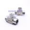 Quick coupler ZG 1/8'' female thread stainless steel 304 three 3 way T type high pressure connector fitting reducing tee pipe
