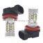 Alla Lighting H8 H11 H16 80W LED Fog Lights Bulbs 3000k Golden Yellow Xtreme Super Bright 3030 SMD