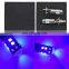 NEW 2x H1 10000K Deep Blue 100W LED Headlight Bulbs Kit Fog Driving Light