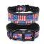 Comffortable Light Reflective Cloth Pet Collar Leash Training Dog Printed Rope Pet Chain Pulling Rope