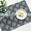 i@home fashion simple nordic INS style plaid kitchen linen rectangle dining table mat placemat