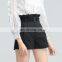 TWOTWINSTYLE Fashion Shorts For Women High Waist Straight Drawstring Loose Plus Size Cotton Casual