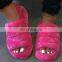 Amazon Hot Sale Factory Price Fashion women indoor soft with the faux fur furry slipper for Ladies