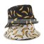 Banana design Women Hats Reversible Bucket Hats Fisherman Fruit hats For Women Gorras hip-hop Sun Hat