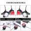 Hot selling LED bicycle light set USB rechargeable front light and tail light for bike