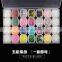 2018 good quality chinese wholesale 28 colors hexagonal shape glitter sequins nail art decoration