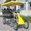 Quad-wheel pedal car for rental