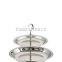 3 Tier Silver cake Stand, Three Tier Stainless Steel Cake Stand