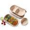 850ml 2 compartment Bagasse Container Pack of 500 Burrito Bowl with Lid