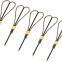 Cocktail Picks Bamboo Scissors Shaped 10cm Fancy Cocktail Sticks Christmas Festival Birthday Wedding Party Supplies(Black)