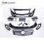 GLA45 body kits fit for MB X156 GLA45 2015 A-style front bumper  rear bumper front lip rear diffuser grille exhaust tips