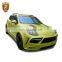 Converted To My Style Carbon Fiber Engine Hood Fiberglass Car Bumper Body Kit For For Porsche Cayene 958 2011-2014