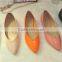 hot selling cheap wholesale women female suede flat finger pointed toe oxford sole shoes
