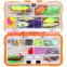 Fishing Tackle Box and Lure Kit Hard Soft Bait Set 122 Piece Saltwater & Freshwater Fishing Combo Fishing Products