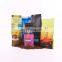 Customized side gusset coffee packaging bags Matt Black Aluminum Foil Stand Up Coffee Bag for ground coffee with valve