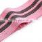 Wholesale Gym Home Exercise Fitness Theraband Resistance Band Latex Fabric Fitness Resistance Bands with Custom Logo Printed