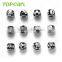 Topearl Jewelry Assorted Stainless Steel European Charm Bead Black White Silver TCP03