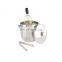 promotional metal elegant style galvanized pineapple large capacity durable champagne beer ice bucket