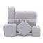 New Arrival Octagonal Shape Light Gray Pu Leather Ring Box