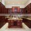 american storage furniture moduler prefab island kitchen cabinets wooden classic wine color foshan