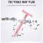 Ready to ship Eco Friendly Custom Logo Hotel Female Bikini Metal Non-Slip Handle Pink Shave Safety Razor