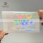 Secure & Key Pattern Transparent Holographic Overlay Film