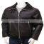 Men Black Sheepskin Bomber Jacket