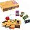 Large Fruit & Vegetable Tool Bamboo Cutting Board Chopping Blocks With Trays 4 Drawers Wood Butcher Block