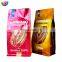 Factory OEM Bolsas De Cafe Box Bottom Mylar Stand Up Pouch Aluminium Foil Bean Coffee Bag With Valve