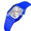 OEM  your own logo SKMEI 1604 dual time quartz watch face women silicone creative watches