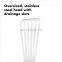Stainless Steel Slotted Turner , Blade for Fish/Egg/Meat/Dumpling Turning, Flipping, Frying and Grilling