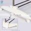 Adjustable stainless steel three layer clothes drying hangers rack