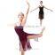 Lyrical Ballet Performance Dress Sleeveless Sexy Leotard with Elastic Mesh Skirt