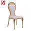 Modern Restaurant Furniture Hotel Luxury Wedding Chair Rose Gold Stainless Steel Banquet Chairs