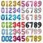 Happy Birthday Balloon Aluminium Set Custom 16 32 40 Inch 0-9 Number Shape Party Decorations Foil Balloons Globo