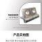 Square 304 stainless steel hinge cabinet door hinge